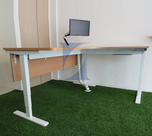 IDesk Ergonomic LShaped Table (Height-Adjustable Table for Children, Kids | Study Table for Kids)
